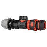 20mm MDPE Straight with BSPF-Quick Connect Valve & Hose Connector Black Soft - Armstrong Cheshire