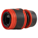 20mm MDPE Straight with BSPF-Quick Connect Valve & Hose Connector Black Soft - Armstrong Cheshire