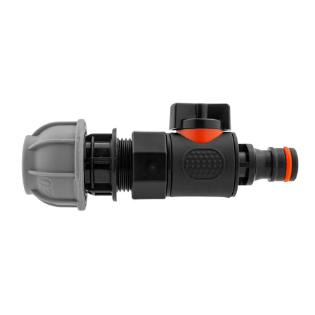 20mm MDPE Straight with BSPF Thread-Quick Connect Male Valve - Armstrong Cheshire