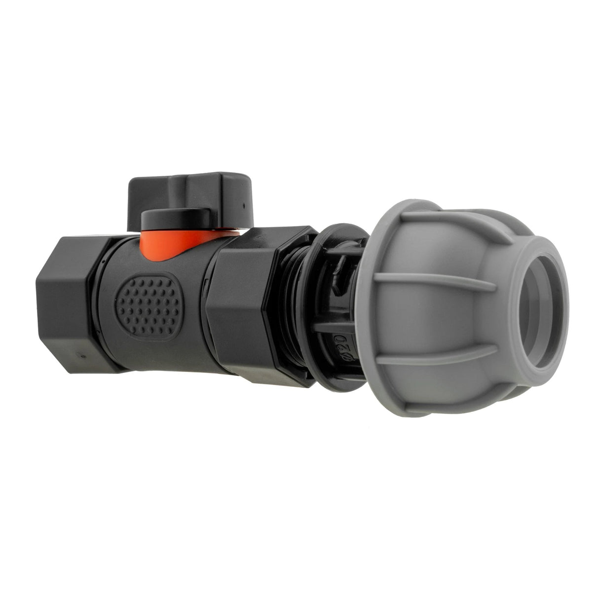 20mm MDPE Straight with In-Line BSPF Threaded Valve - Armstrong Cheshire