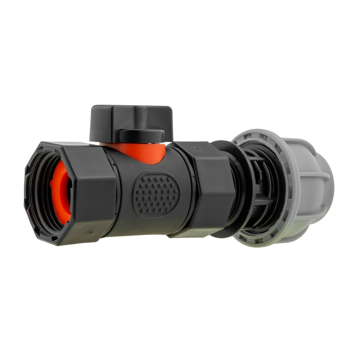 20mm MDPE Straight with In-Line BSPF Threaded Valve - Armstrong Cheshire