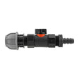 20mm MDPE Straight with In-Line BSPF Valve and 16mm Barbed Straight - Armstrong Cheshire