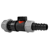 20mm MDPE Straight with In-Line BSPM Valve and 20mm Barbed Straight - Armstrong Cheshire