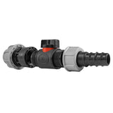 20mm MDPE Straight with In-Line BSPM Valve and 20mm Barbed Straight - Armstrong Cheshire