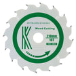 210mm x 30mm x 2.6mm 16T ATB Circular Track Saw Blade - Cougar - Armstrong Cheshire