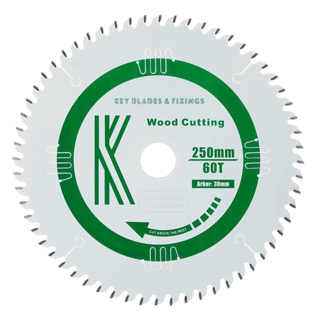 250mm x 30mm x 3.0mm 60 Tooth ATB Circular Saw Blade - 6102 - Armstrong Cheshire