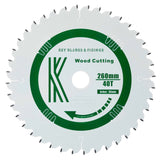 260mm x 30mm x 2.4mm 40 Tooth ATB (Neg Rake)  Kapex KS120 Circular Saw Blade - 2601 - Armstrong Cheshire