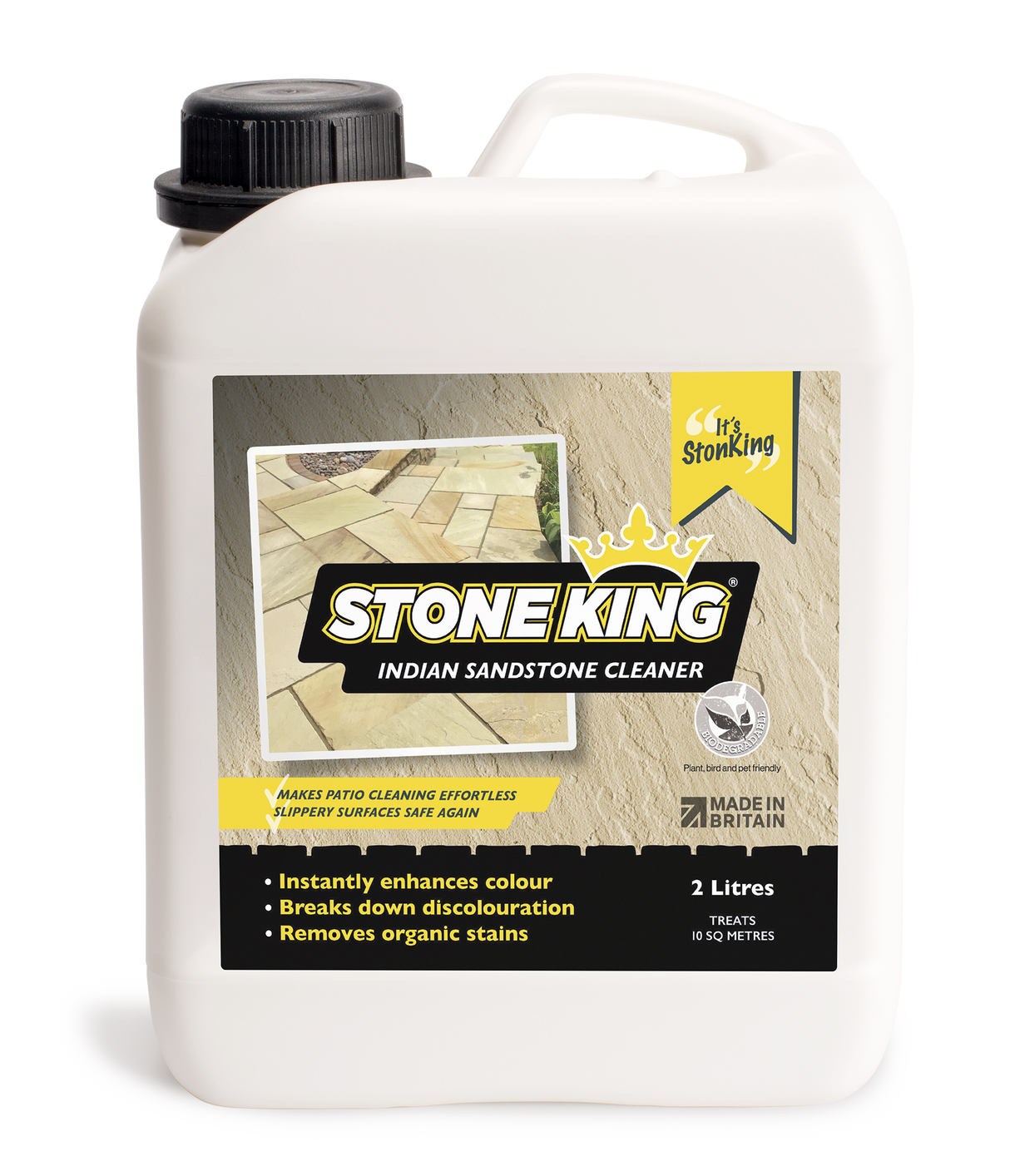 Indian Sandstone Cleaner - Stone King 2 Litre