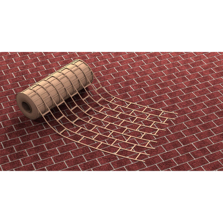 Bon Tool Paper Stencils for Decorative Concrete (32-251) Pattern Running Bond|Size 36” x 335’|Sq Ft 1000|Brick Size 4" x 7 3 4"