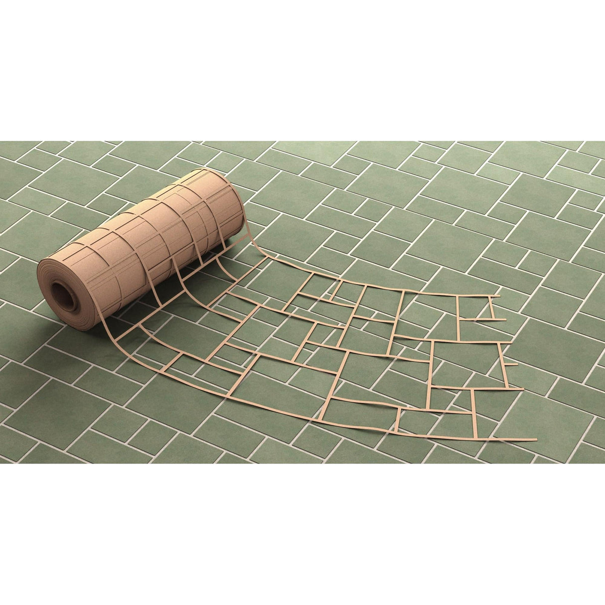 Bon Tool Paper Stencils for Decorative Concrete (32-259) Pattern Silverdale|Size 36” x 335’|Sq Ft 1000|Brick Size 5" x 5" to 11" x 13 1 2"