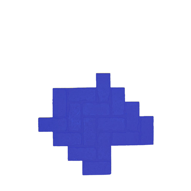 Bon Tool Antique Brick Herringbone Urethane Mat (32-317) 29 1 4” x 33 1 2"| Blue Texture Mat