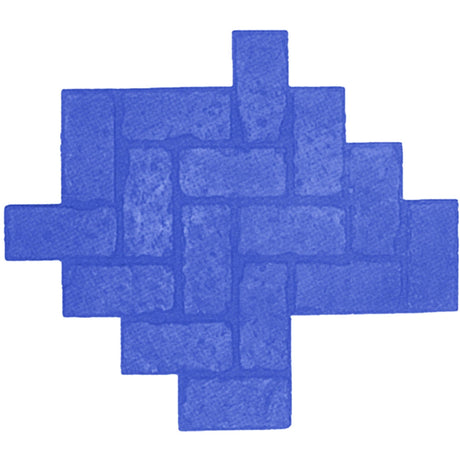 Bon Tool Antique Brick Herringbone Urethane Mat