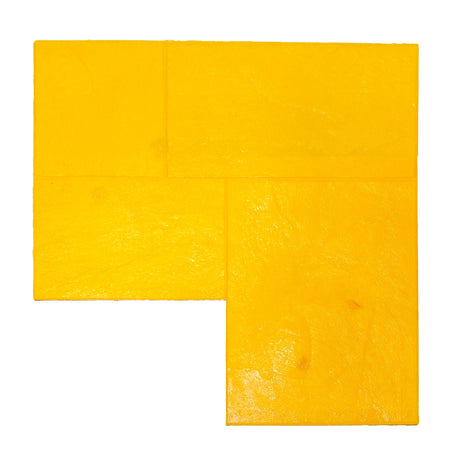 Bon Tool Inline Ashlar Urethane Mat (32-381) 36” x 36”| Yellow Texture Mat