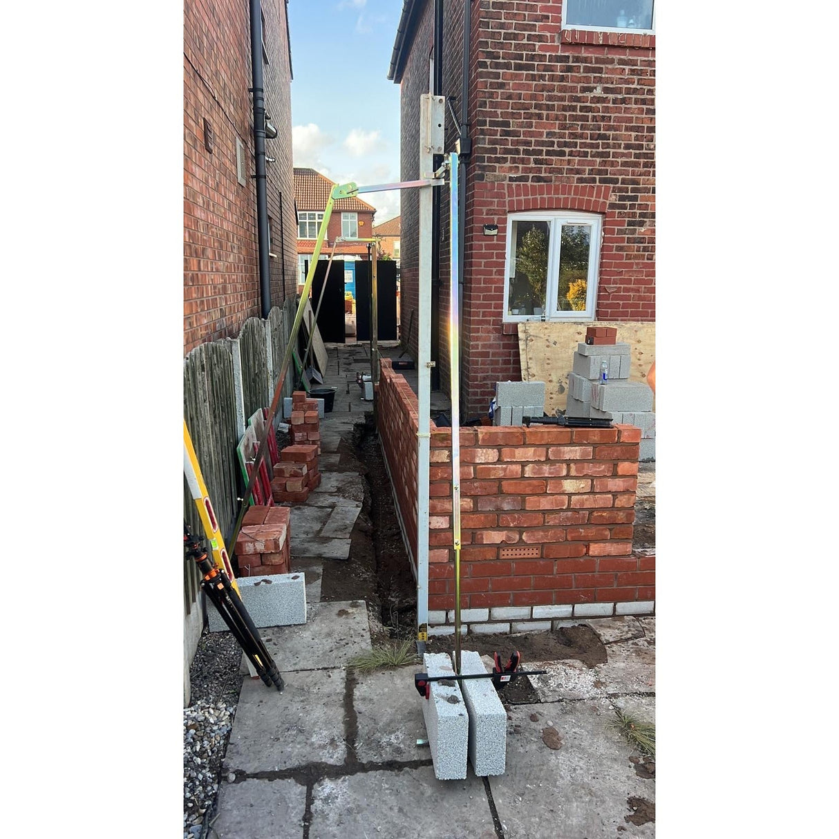 Adjustable Bricklayer Profile Outrigger / Stabiliser (2 legs)