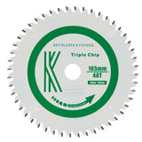 165mm x 20mm x 2.2mm 48 Tooth TCG Track Saw (Solid Surface) Circular Saw Blade - 4105