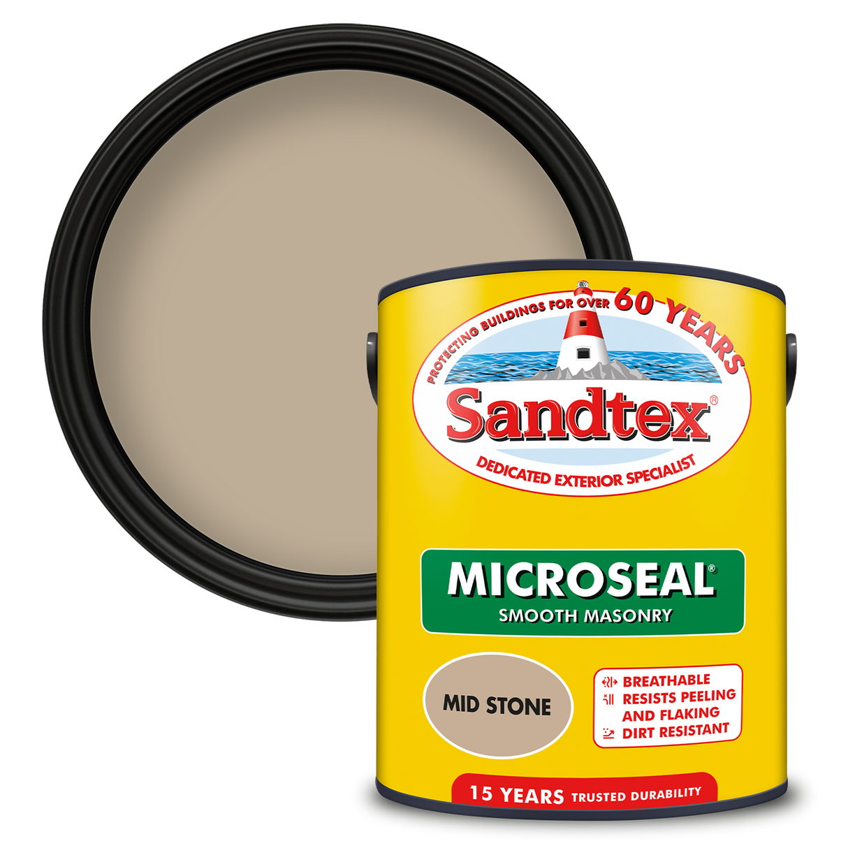 Sandtex-MasonryPaint-Microseal-Smooth-15Year-Weatherproof-Exterior-Wall-Paint-Mid-Stone-5L