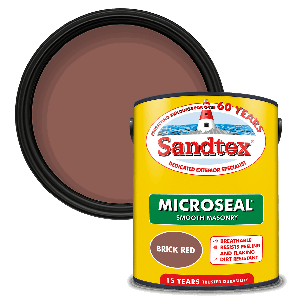 Sandtex-MasonryPaint-Microseal-Smooth-15Year-Weatherproof-Exterior-Wall-Paint-Brick-Red-5L