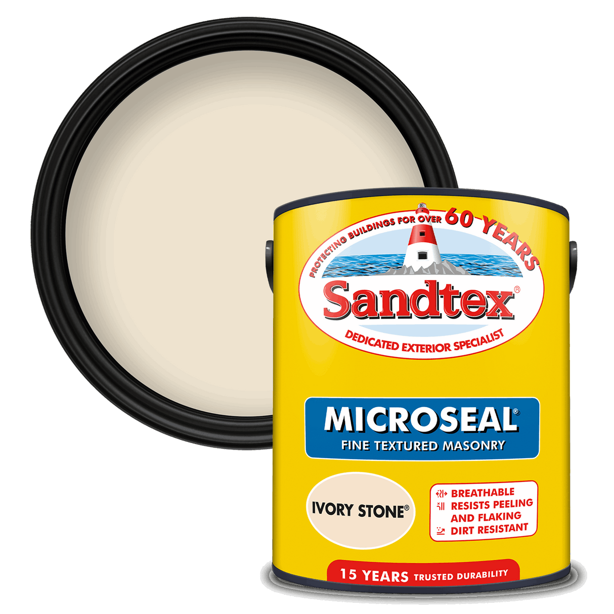 Sandtex-MasonryPaint-Microseal-Fine-Textured-15Year-Weatherproof-Exterior-Wall-Paint-Ivory-Stone-_-5L