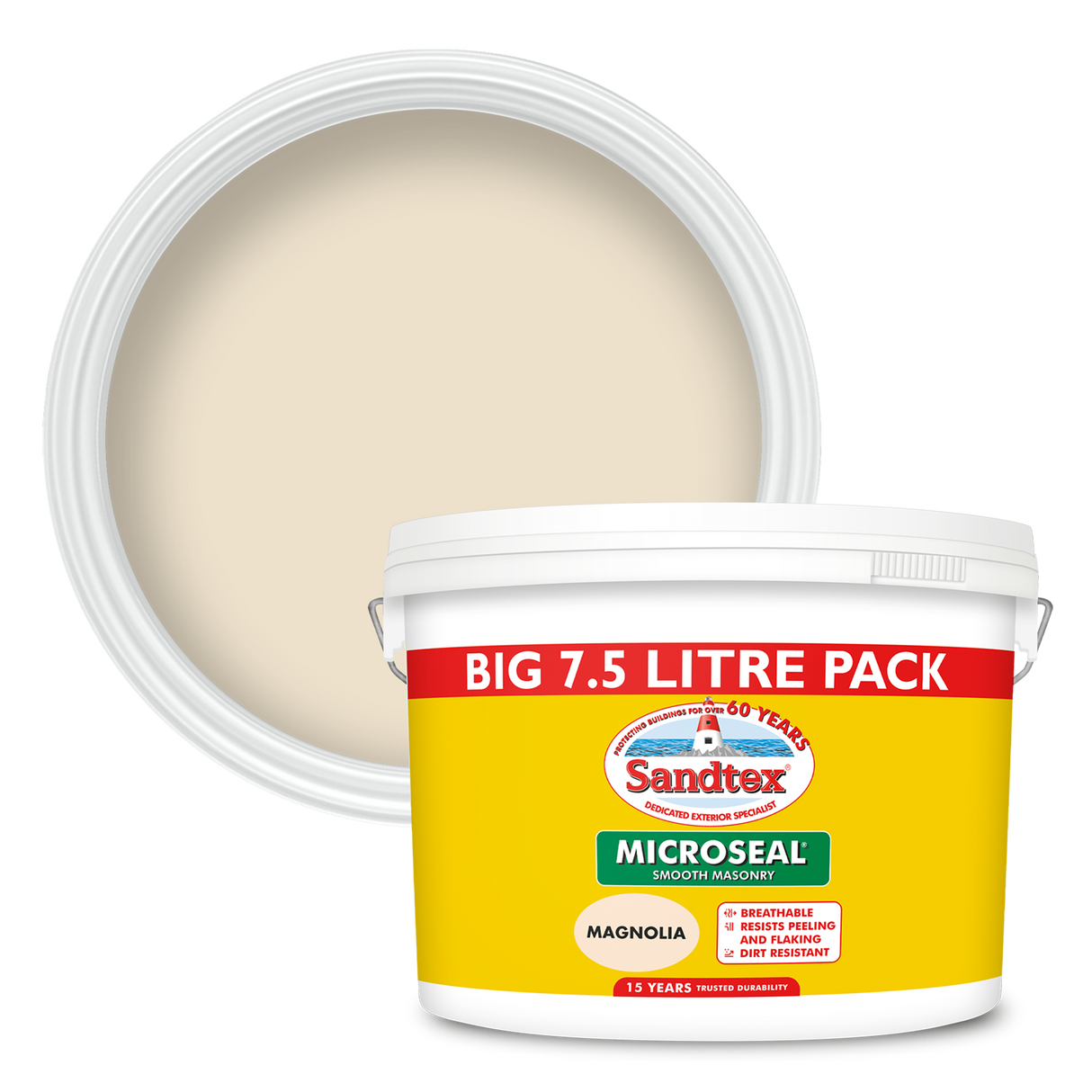 Sandtex-MasonryPaint-Microseal-Smooth-15Year-Weatherproof-Exterior-Wall-Paint-Magnolia-7.5L