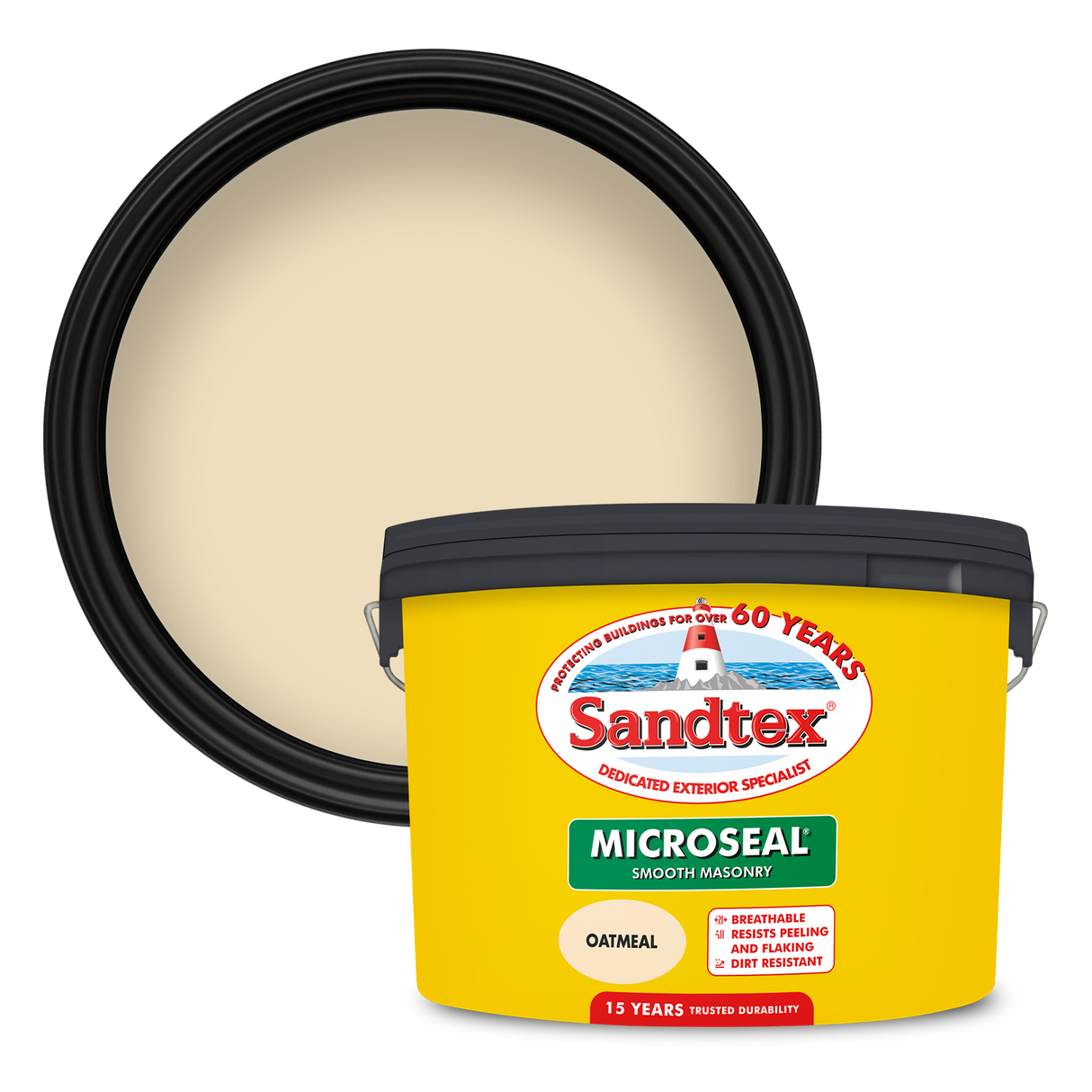 Sandtex-MasonryPaint-Microseal-Smooth-15Year-Weatherproof-Exterior-Wall-Paint-Oatmeal-10L