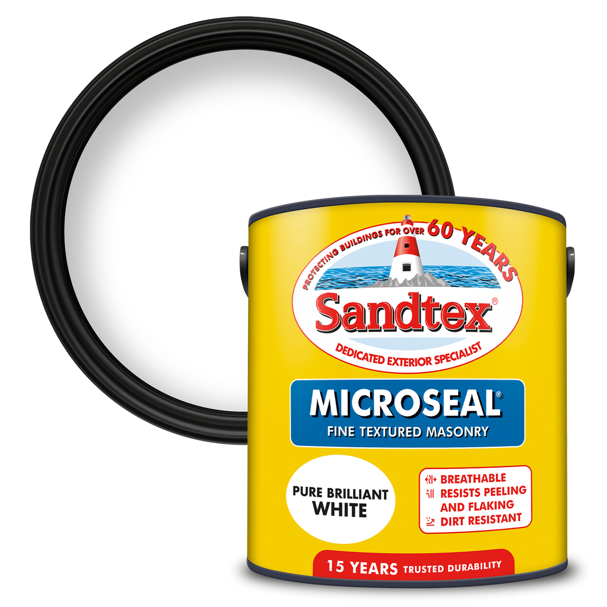 Sandtex-MasonryPaint-Microseal-Fine-Textured-15Year-Weatherproof-Exterior-Wall-Paint-Pure-Brilliant-White-2.5L