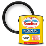 Sandtex-MasonryPaint-Microseal-Fine-Textured-15Year-Weatherproof-Exterior-Wall-Paint-Pure-Brilliant-White-2.5L