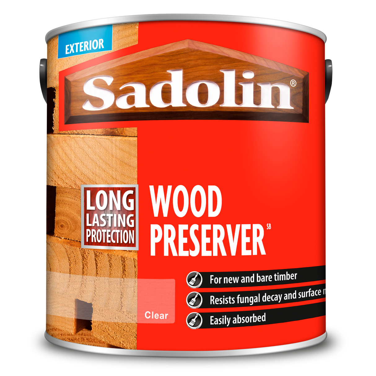 Sadolin Wood Preserver Clear - 2.5 L