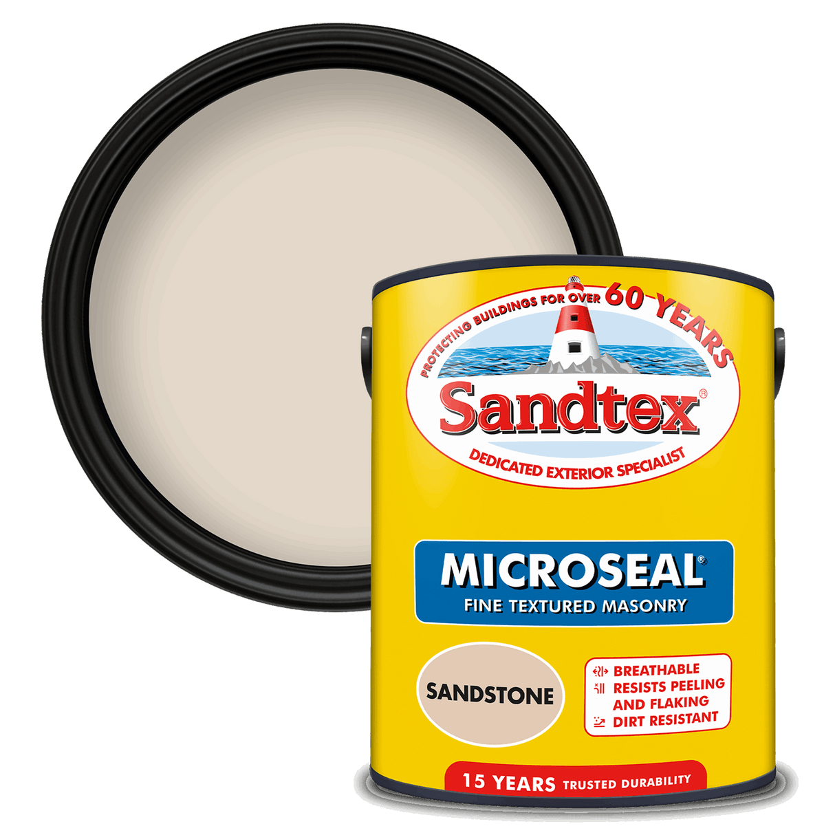 Sandtex-MasonryPaint-Microseal-Fine-Textured-15Year-Weatherproof-Exterior-Wall-Paint-Sandstone-5L