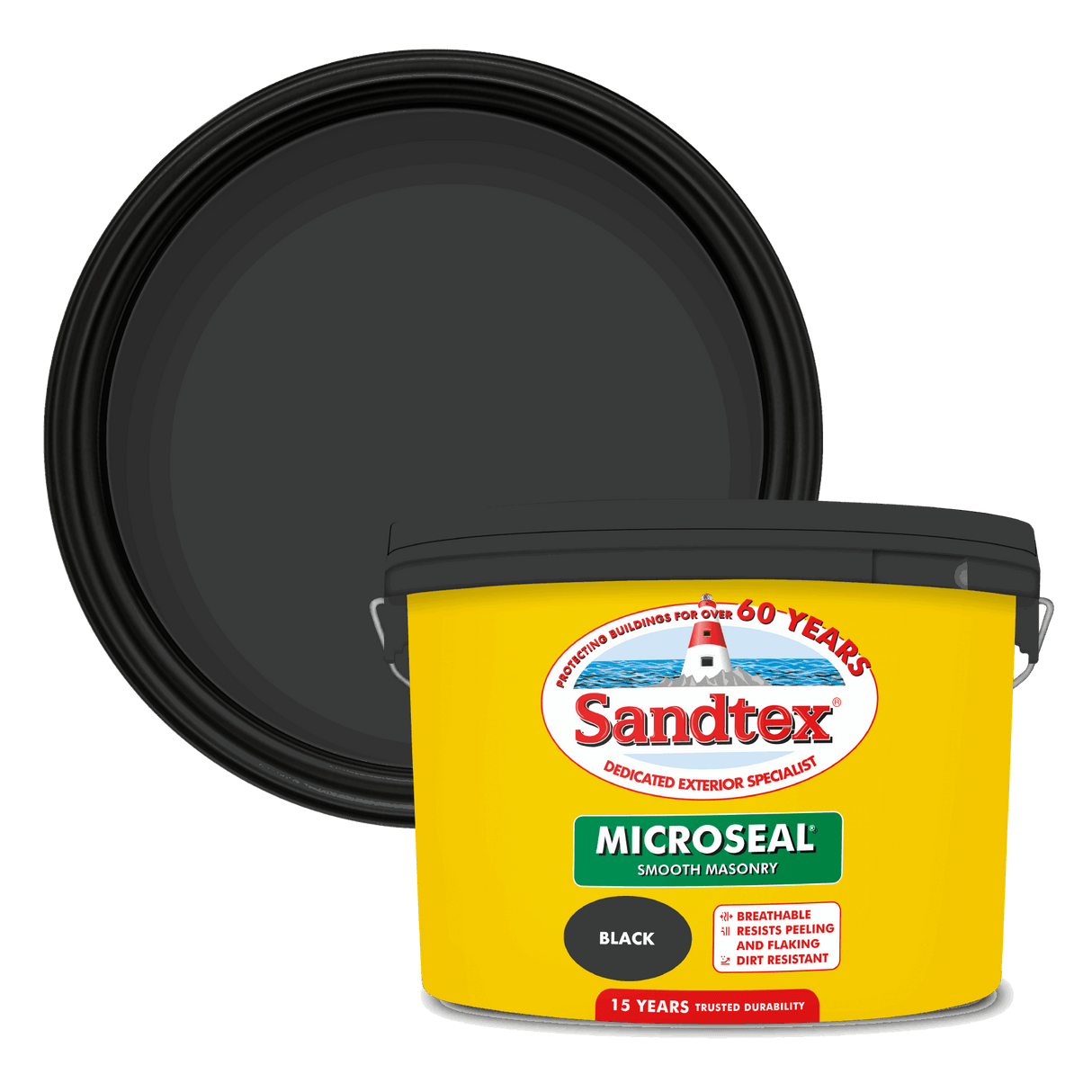 Sandtex-Masonry-Paint-Microseal-Smooth-Black-10L