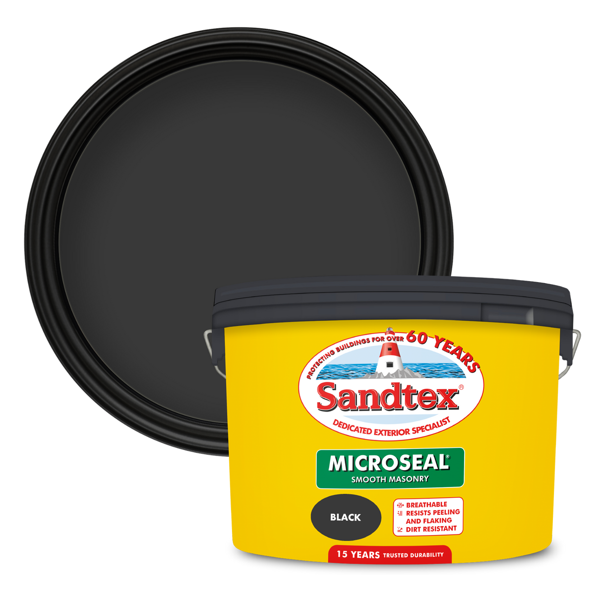 Sandtex-Masonry-Paint-Microseal-Smooth-Black-10L