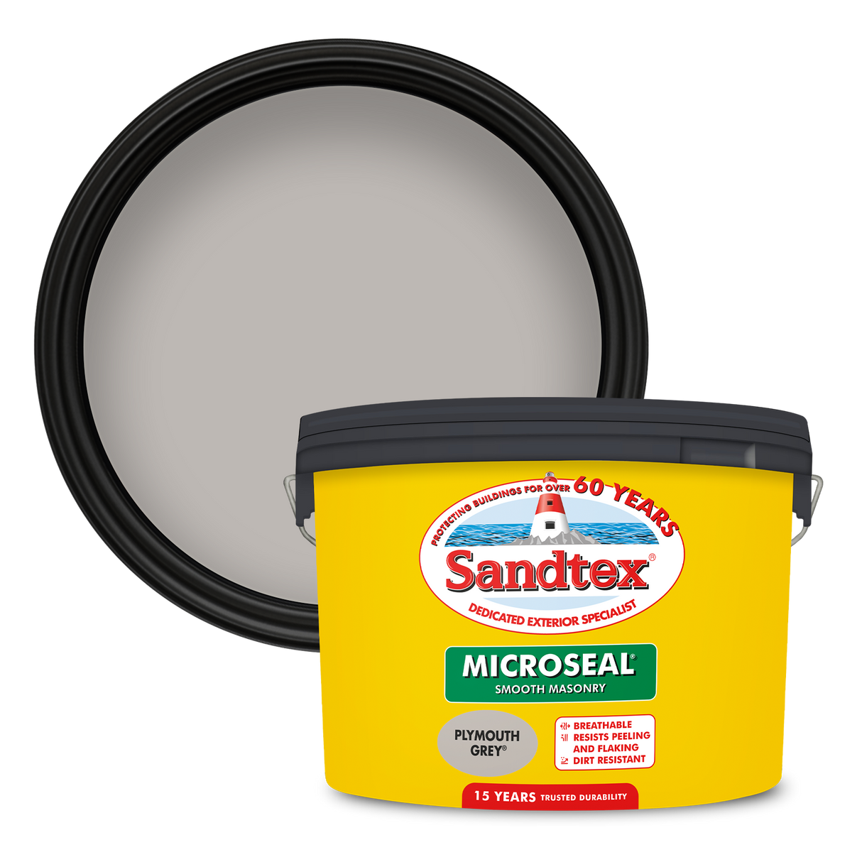 Sandtex-MasonryPaint-Microseal-Smooth-15Year-Weatherproof-Exterior-Wall-Paint-Plymouth-Grey-_-10L