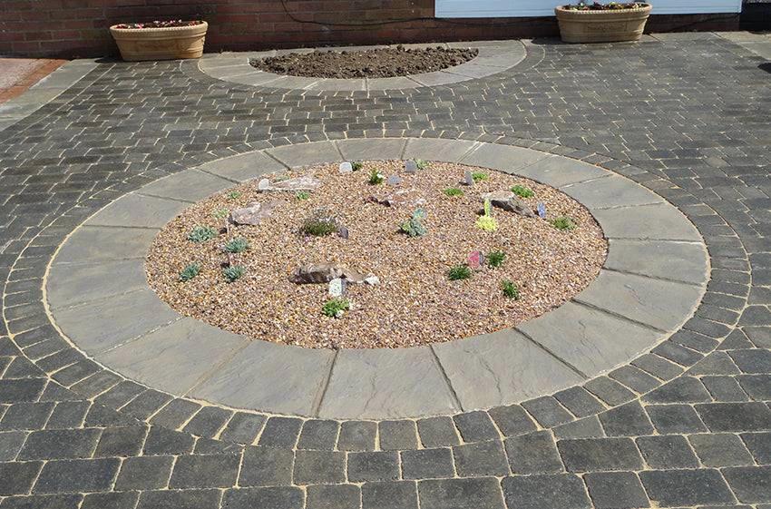 50mm Rumbled Block Paving Brick - Graphite - Armstrong Cheshire