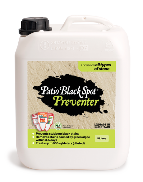 Patio Black Spot Preventer For All Stone Types 5 Litre