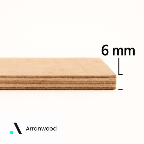 6mm Marine Plywood Complies With BS1088 - Pack of 2 - Armstrong Cheshire
