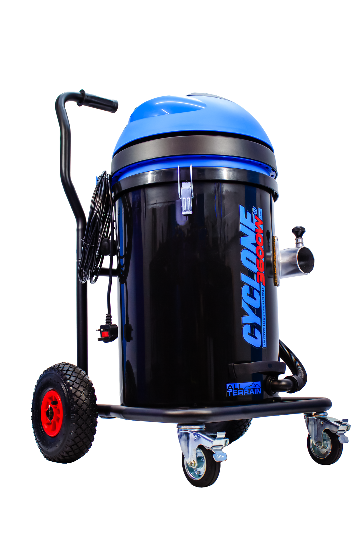 Kiam CYCLONE® All Terrain Gutter Vacuum System 3600W 76L Polypropylene (Black)