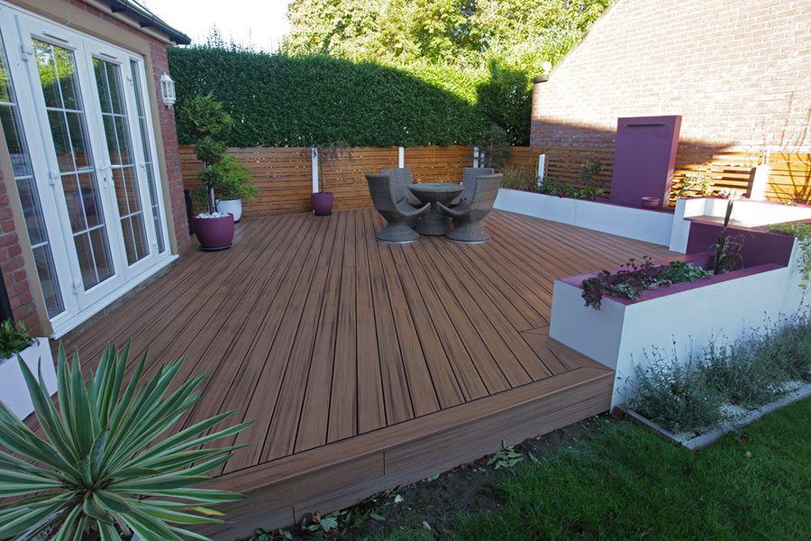 Trex Decking Board Composite Solid 25mmx140mm Spiced Rum 3660mm