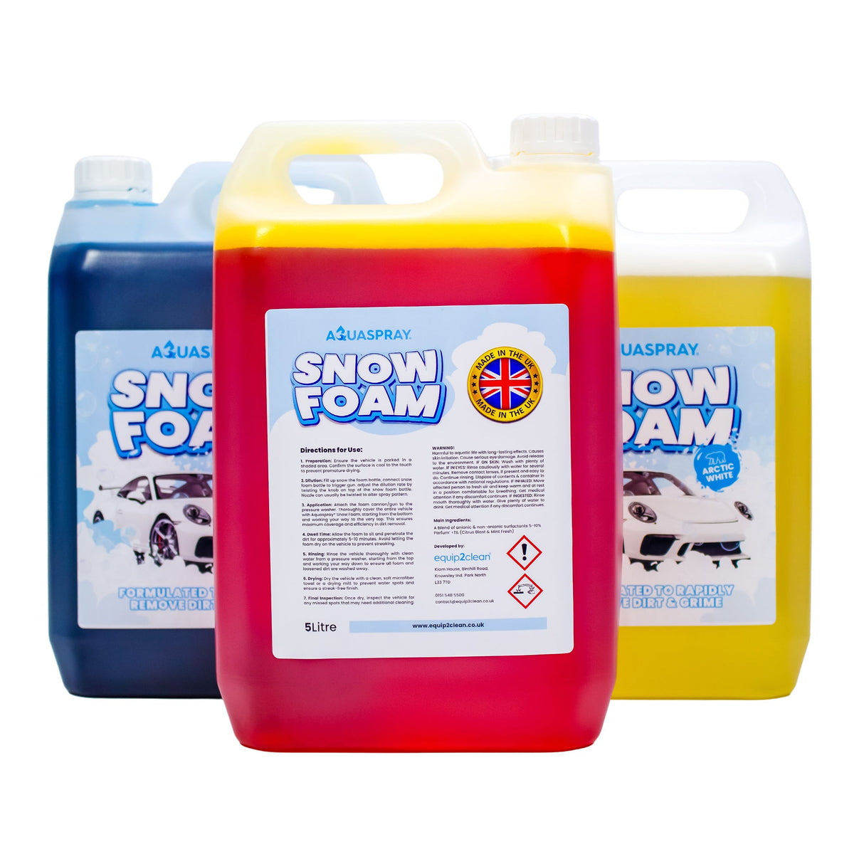 Aquaspray Snow Foam Car Wash Detergent (5 litres)