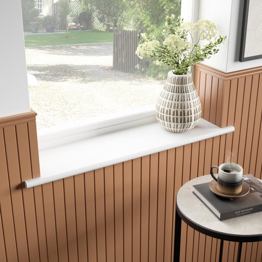 MDF Window Sill Board White Primed 219mm to 350mm Widths Armstrong Cheshire