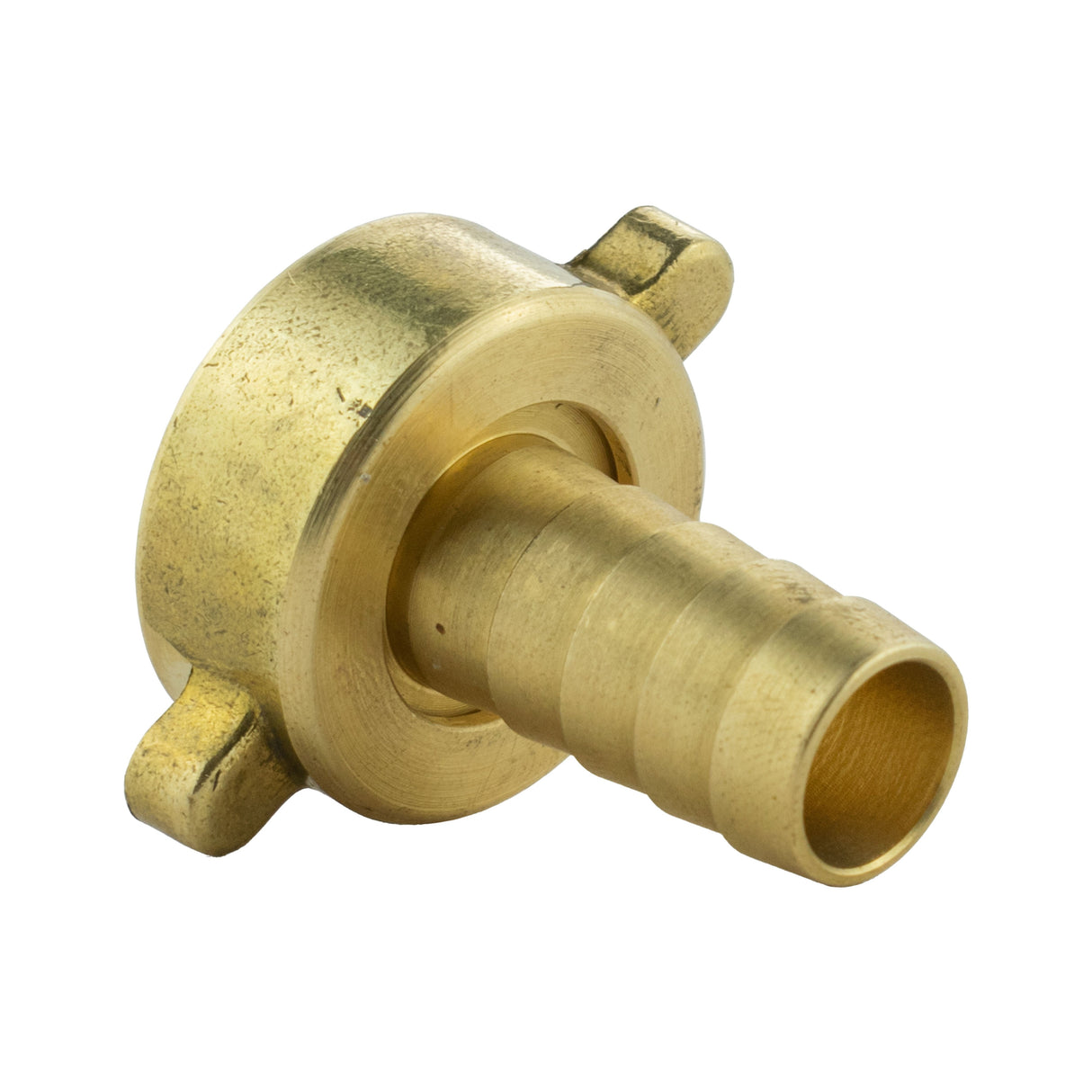 Wall Flange Kit 32mm MDPE + In-Line Valve + 13mm Brass Barb