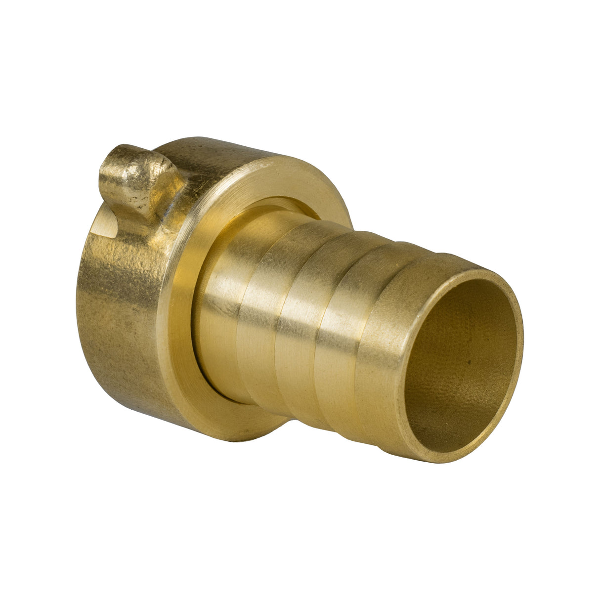 Wall Flange Kit 25mm MDPE + In-Line Valve + 19mm Brass Barb