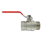 IBC 2” S60X6 Cap with Lever Valve and 32mm Brass Barb