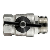 Wall Flange Kit 32mm MDPE + Bib Valve + Click Lock Male Lime