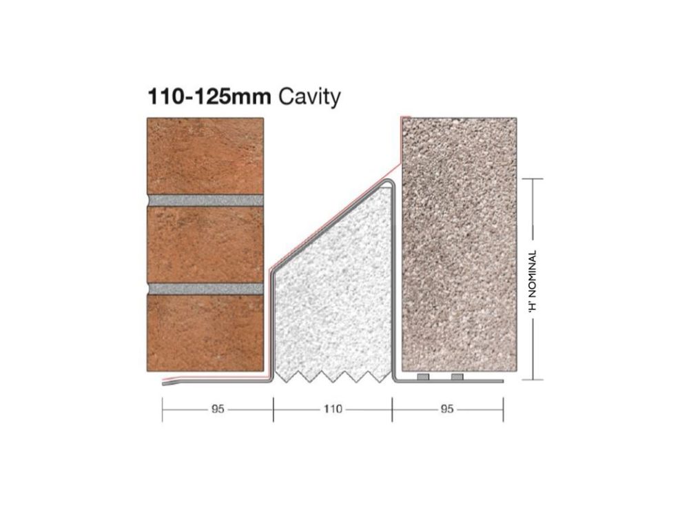 Birtley 110mm CB110 Standard Duty Cavity Wall Lintel