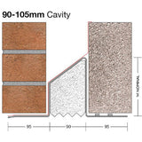 Birtley 90mm CB90 Standard Duty Cavity Wall Lintel