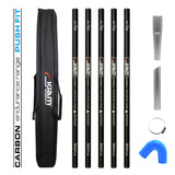 CARBON Fibre Endurance Range Push-fit Gutter Vacuum Pole Kit (51mm Diameter) 20ft-40ft Kits