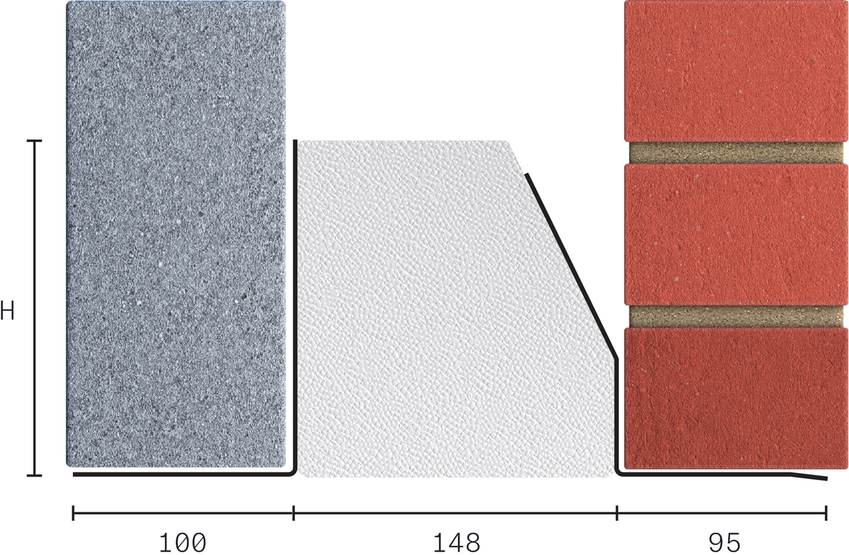 Catnic TS150/100 Thermally Broken Standard Duty Cavity Wall Lintel