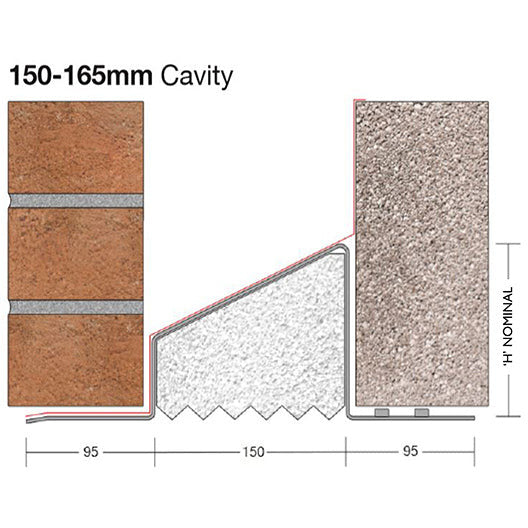 150mm cavity wall  lintel 