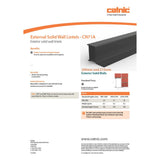 Catnic CN71A Steel Box Lintel For External Solid Walls