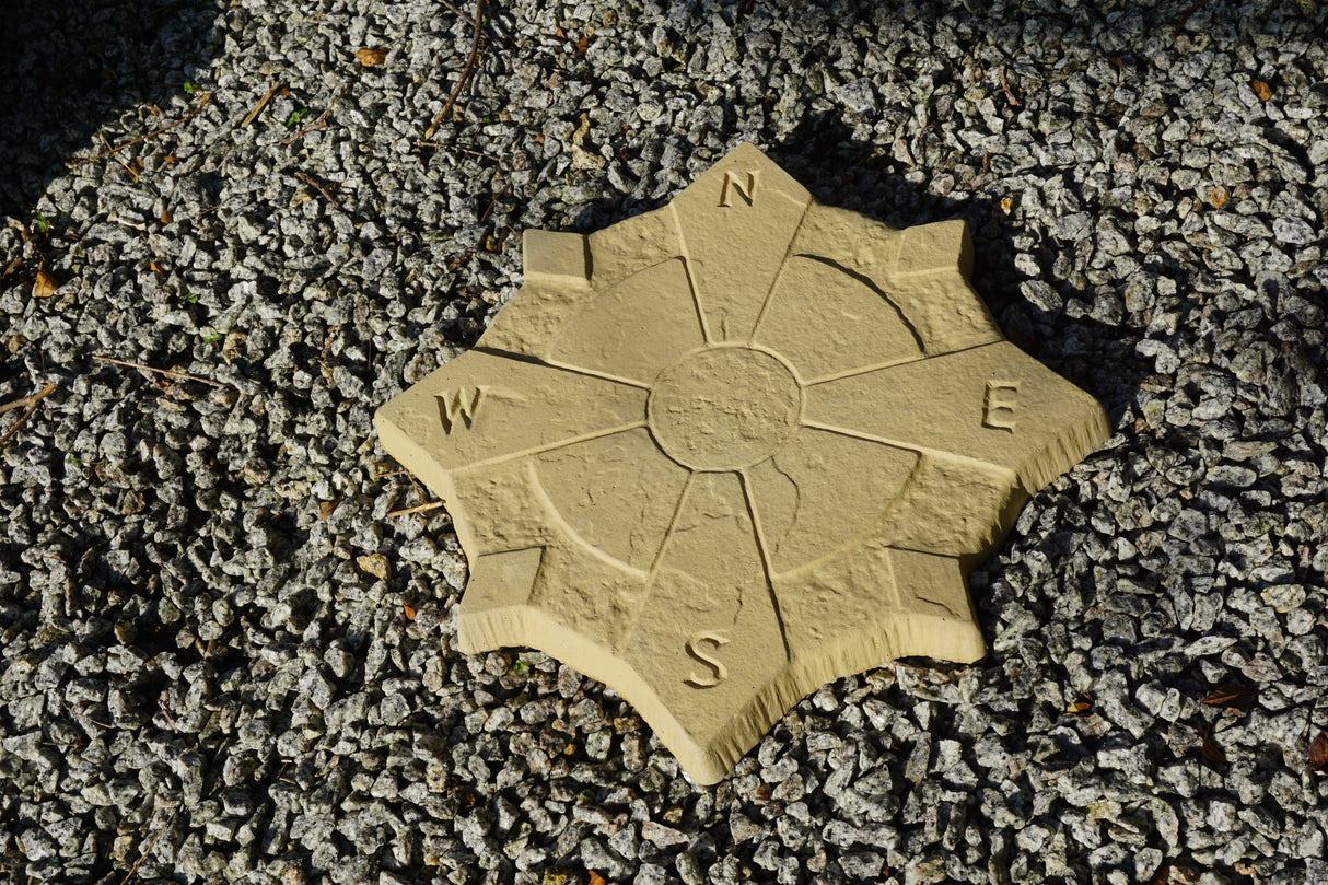 Compass Stepping Stone 440mm Buff on chippings
