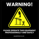 Aquaspray Venom 30ft Hybrid 50% Carbon, 50% Fiberglass Waterfed Window Cleaning Pole – 6 Sections